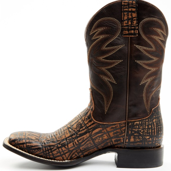 CODY JAMES MEN'S MCBRIDE WESTERN BOOTS - BROAD SQUARE TOE size 9 D - Picture 5 of 8